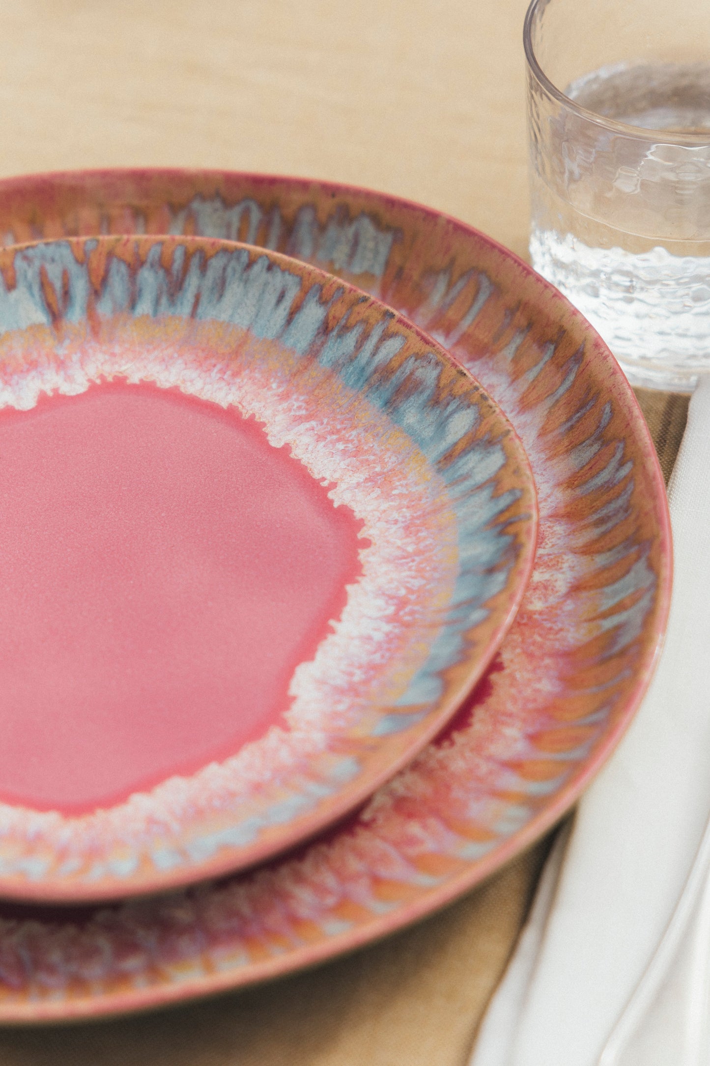 All plates set Pôr do sol 18 pieces