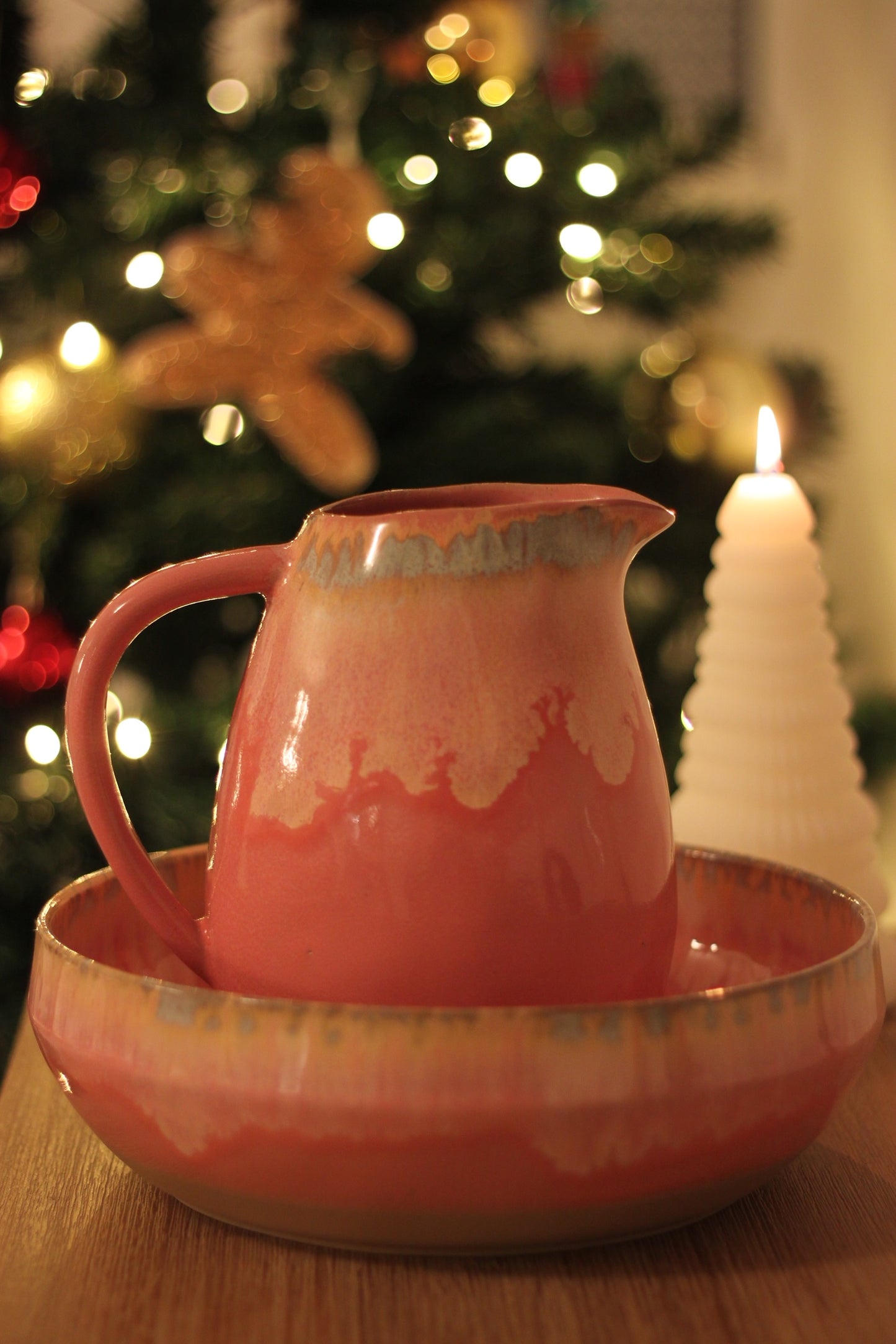 Geschenk Set - 1 große Schale & 1 Krug